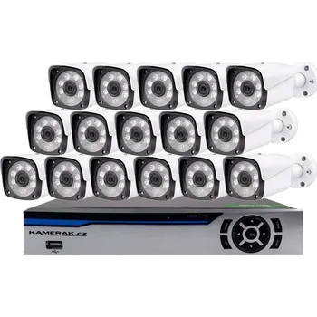 Kompletní kamerový systém 16 kamerový AHD set HE16-60A 2Mpx 1080p, H.265, CZ menu