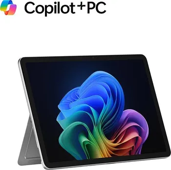 Notebook Microsoft Surface Pro|Copilot+ PC|12" |Snapdragon X Plus|16GB|256GB SSD|Platinum (bez adaptéru)