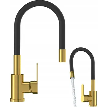 Vodovodní baterie Stojánková kuchyňská baterie Granitan GRADO černá