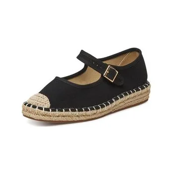 Dámské baleríny Espadrilky DeeZee Q88-512-1 Černá 37