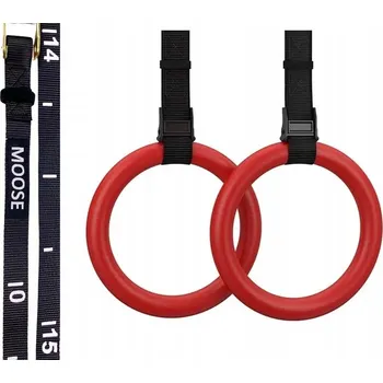 Gymnastické kruhy multifunkční Moose 23,6 x 23,6 cm