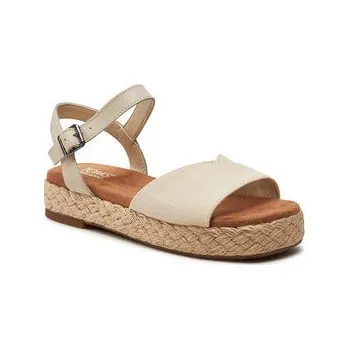 Dámská móda Espadrilky Toms Abby 10020768 Écru 38