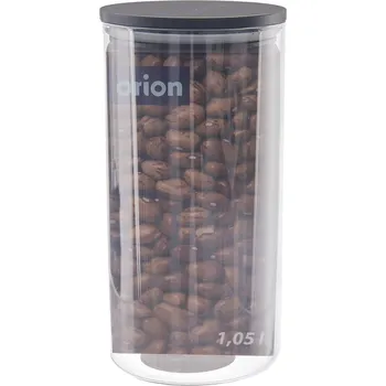 Dóza na potraviny Kuchyňská SKLENĚNÁ dóza na sypké potraviny s těsněním 980 ml