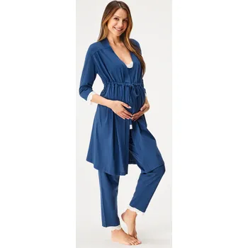 Dámský župan Těhotenský bavlněný župan Harriet krátký