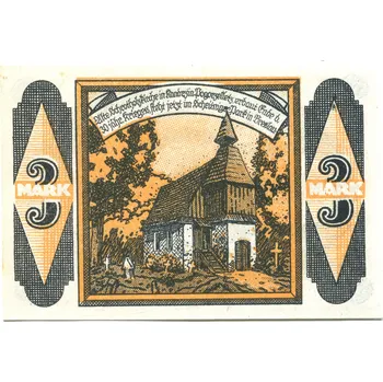 KENDRZIN-POGORZELLETZ / Kędrzierzyn. 1/2, 3 Mark 1921.