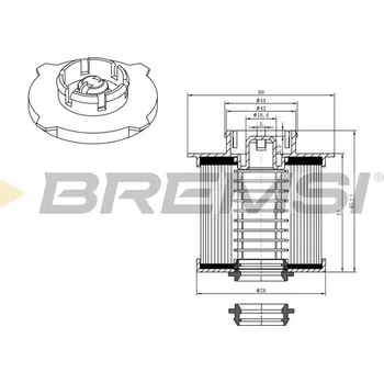 Palivový filtr Palivový filtr BREMSI FE0042