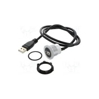 Elektrická zásuvka USB-05C-BK