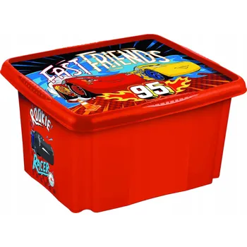 Úložný box Hračková Krabička Keeeper 56 x 30,5 cm v odstínech červené
