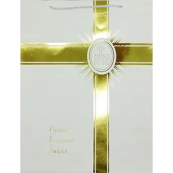 Obraz Ozdobná taška na SVATÉ PŘIJÍMÁNÍ, různé vzory, formát A4, 32 cm