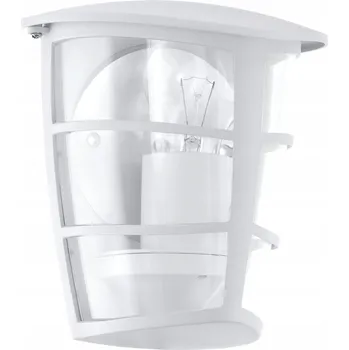 Venkovní osvětlení Venkovní nástěnné svítidlo Eglo bílé E27 60 W