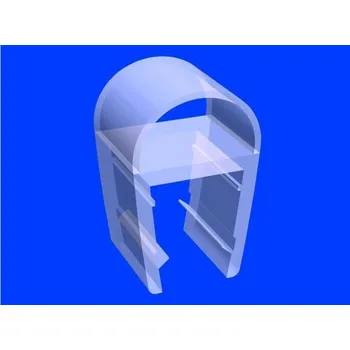 BESTECO Boční Silikonový Těsnící Profil 307/8/200 (Transparentní), Pro Sklo 8 mm, Délka 200 cm