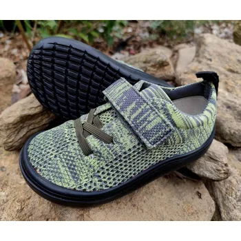 Dívčí tenisky Jonap Barefoot tenisky Matty žluto šedý melír Velikost: 28