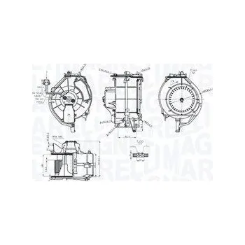 vnitřní ventilátor MAGNETI MARELLI 069412759010