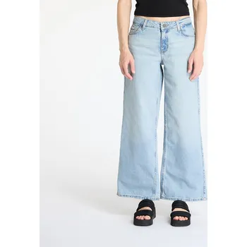 Dámské kalhoty Kalhoty GUESS Originals Wide Leg Denim Jeans Gj River Light Vinta W29