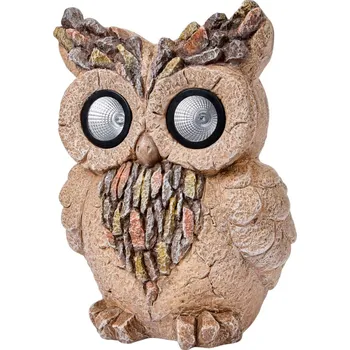 Venkovní osvětlení RS Solární zahradní svítící Mega sova 33cm