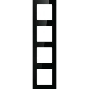 Elektrická zásuvka Čtyřnásobná rámová zásuvka Avatto N-TS10-Frame-B4 (černá)