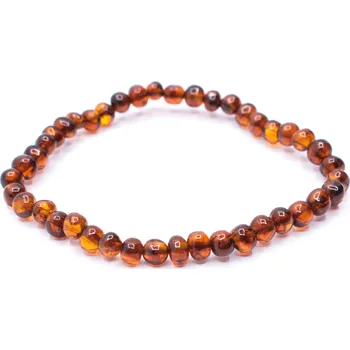Náramek Milujeme Kameny Jantar - náramek kulička NKT87 357861