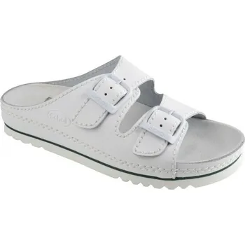 Dámská zdravotní obuv Scholl AIR BAG - zdravotní pantofle PROFESIONAL vel. 42, bílá, 42 EU