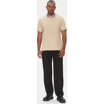 Pánská košile Versace Jeans Couture Polokošile 78GAGT04 Béžová Regular Fit L
