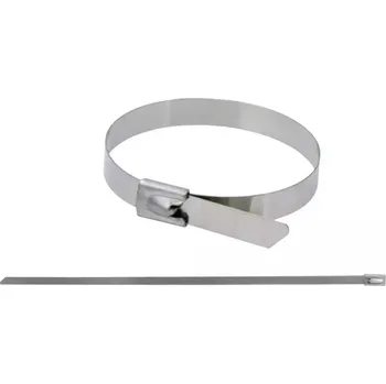 Stahovací páska Upínací pásek z nerezové oceli, 4.6x360mm, SS304, 20ks DEDRA 11NB4361