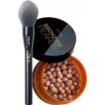 Kosmetický štětec Av Bronzující perly (Medium) + štětec č. 106