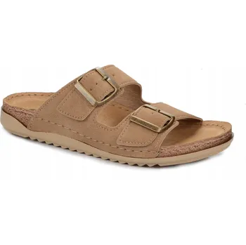 Dámské žabky Nazouváky INBLU-AA000068 hnědé vel. 37