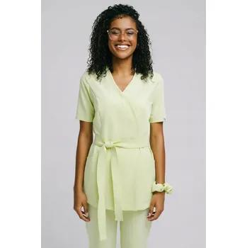 Dámská mikina MIKINA HALENKA dámská na zavazování SPAWEAR ARIA pistáciově zelená XL