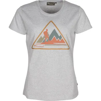 Pánské tričko Pinewood Dámské lovecké tričko Outdoor Trekker Velikost: M L.Grey Mel