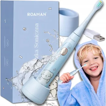 Elektrický zubní kartáček Sonický Kartáček na zuby pro děti ROAMAN K7 Štěňátko