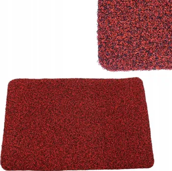 Rohožka ROHOŽKA PŘED DVEŘE 40x60 ČERVENÁ Vnitřní Venkovní s vlasem