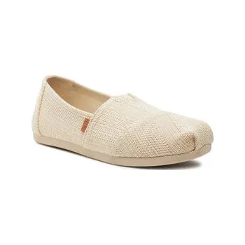 Dámská móda Espadrilky Toms Alpargata 10020656 Écru 37