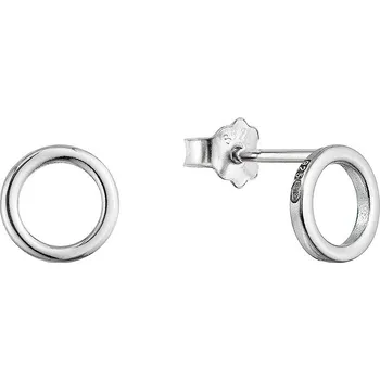 Náušnice Evolution Group s.r.o. Stříbrné náušnice jednoduché kroužky 61034