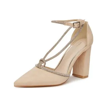 Dámské lodičky Lodičky DeeZee GAO-1893 Béžová 37