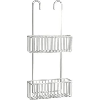 Drátěná police Drátěná polička do koupelny form & style matná bílá