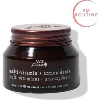 Pleťový krém 100% Pure Pleťový noční krém Multivitamín a antioxidanty 42,5 g