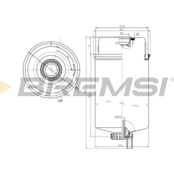 Palivový filtr Palivový filtr BREMSI FE0347