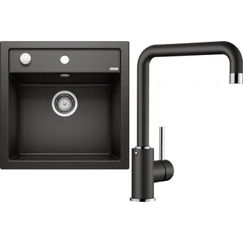 Granitový dřez Set RS Blanco Dalago 5+ Blanco Mili (antracit + antracit)