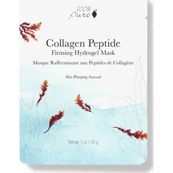 Pleťová maska 100% Pure Pleťová hydrogelová zpevňující maska Kolagen a peptidy