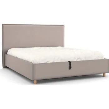 Postel Čalouněná postel Valentino Frame Standard, Metal, Paris Khaki, 160x200 cm