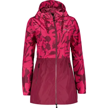 Dámský kabát Dámský kabát ALTISPORT ELANI VÍNOVÁ XS