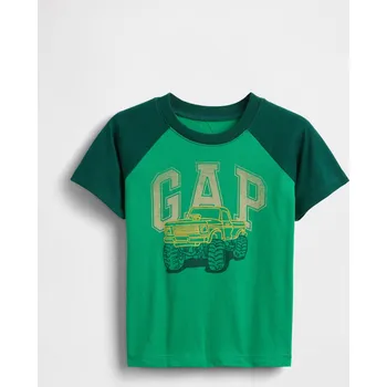 Dívčí oblečení GAP Baby tričko s logem Americana - Kluci GAP zelená 3331560
