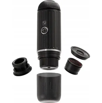 Kávovar PŘENOSNÝ ELEKTRICKÝ KÁVOVAR, BEZDRÁTOVÝ, NA KEMPOVÁNÍ, 19 BARŮ