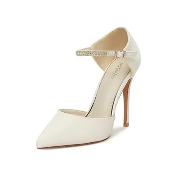 Dámské lodičky Lodičky DeeZee AJ-97503-3 Écru 38