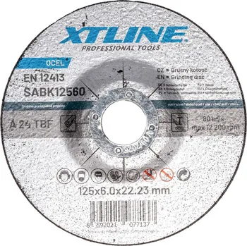 Brusný kotouč XTLINE Brusný kotouč na ocel 125 x 22,2 mm