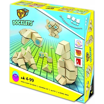 ostatní stavebnice Logická skládačka z dřevěných Stavebnice beluga na suchý zip