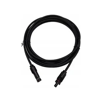 solární kabel MG WIRES Solární kabel 2m prodlužovací H1Z2Z2-K, 6mm2, černý s konektory MC4