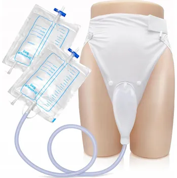 Nádoba na moč SILIKONOVÝ SBĚRAČ MOČI PRO DOSPĚLÉ MUŽ + 2x Sáček na moč 1000 ml