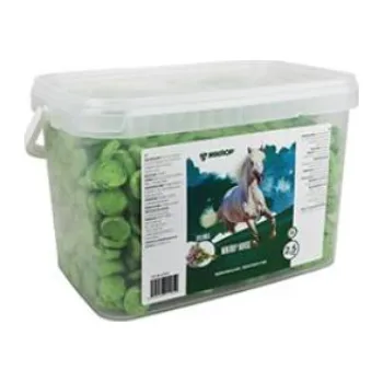 Krmivo pro koně Mikrop Horse pochoutka pro koně kyblík 2,5kg Příchuť: Bylinky