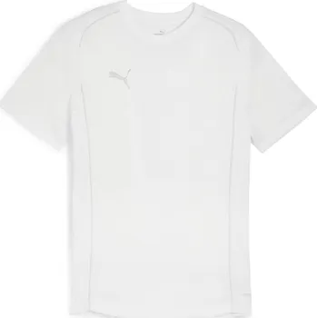 Pánské triko PUMA TEAMFINAL CASUALS TEE 658544_04 PUMA WHITE/PUMA SILVER XL