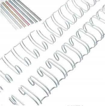 Vázací hřbet DRÁTĚNÉ HŘBETY PRO VAZBU, BÍLÉ - 4,8 mm